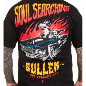 SULLEN Soul Searching Men Big & Tall XXL Short Sleeve Tattoo Art Cotton T-Shirt